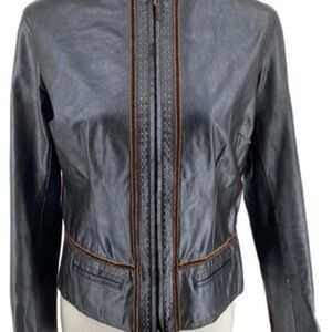 Anthropologie June leather jacket.  Size small